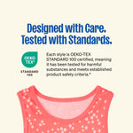 Garanimals Baby & Toddler Girl Fruit Tank Tees - Kid's Sleeveless Tank Top - Size 6-9 Months - Pink, Blue, White, Yellow - 5 Pack