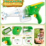 SOLIEHOO Bug Catcher for Kids 3-12, Bug Vacuum Bugs Catching Release Kit, Magnifying Glass Bug Collector Butterfly Net Bugs Grabber Insect Catcher Tweezers, Boys Outside Explorer Toys Birthday Gift