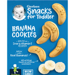 Gerber Toddler Snack Trio Variety Pack - Cinnamon Animal Crackers, Banana Cookies, Lil' Biscuits (Pack of 3) - Ideal for Self-Feeding - Nutrient-Packed with Calcium, Iron & Zinc