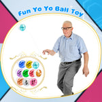 20 Pack LED Light Up Yo Yo Plastic Yoyo Glow in the Dark Yoyo Toys for Kids Party Favors Birthday Gifts Classroom Prizes Carnival Bulk Toys, 10 Colors