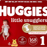 Huggies Size Newborn Diapers, Little Snugglers Baby Diapers, Size Newborn (up to 10 lbs), 31 Count, Packaging May Vary