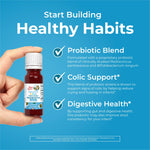 MARYRUTH'S Organics Baby Probiotic Drops | Liquid Precision Probiotics for Digestive Health | Colic Calm | Occasional Colic Baby Relief | USDA Organic | Vegan | Baby Essentials| 30 Servings