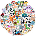 RINOLY 100 PCS Water Bottle Stickers for Kids,Waterproof Vinyl Animal Stickers for Kids,Skateboard,Laptop Stickers for Girls Boys Classroom Prizes