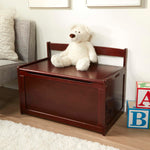 Melissa & Doug Wooden Toy Chest - Espresso