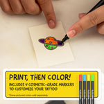 Hello Blink Tattoo Maker Create and Print Custom Temporary Body Art for Kids Ages 8+ – DIY Activity for Parties, Gifts & Creative Fun