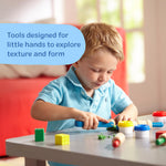 Melissa & Doug Clay Play Activity Set - with Sculpting Tools and 8 Tubs of Modeling Dough