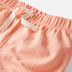 Little Planet by Carter's Baby 2-Pack Shorts Made with Organic Cotton, Peach Blossom, Gray Heather, 18M