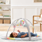 Skip Hop Tummy Time Mat, 3-in-1 Activity Baby Play Gym, Age 0+, Silver Lining Cloud, Grey
