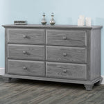 Oxford Baby Kenilworth 6 Drawer Dresser, Graphite Gray