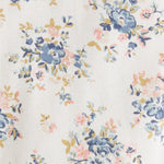 little planet by carter's Baby 2-Piece Pajamas Made with Organic Cotton, Vintage Blue Floral Print, 18M