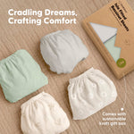 2-Pack Organic Bassinet Sheets for Girls, Boys - 100% Cotton Bassinet Mattress Sheets Compatible with Halo Bassinest Swivel Sleeper, Graco, Baby Delight, Chicco, Unisex Fitted Bassinet Sheets (Sage)