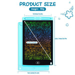 30 Pack LCD Writing Tablet - 8.5 Inch Bulk Colorful Doodle Board Erasable Electronic Painting Drawing Pads Learning Toy Gifts for Kids Christmas Birthday School Age 3-8 (Blue, Red, Green, Pink, Black)