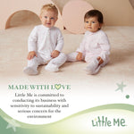 Little Me Baby Girls' 3 Piece Bib and Burp Set, Bear, Pink/Multi, One Size