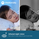 Motorola Nursery VM36XL Video Baby Monitor Camera, 480x272p, 1000ft Range, 2.4 GHz Wireless, 5" Screen, 2-Way Audio, Pan/Tilt/Zoom, Temp, Night Vision