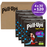 Pull-Ups Boys' Night-Time Potty Training Pants, Size 2T-3T Overnight Training Underwear (16-34 lbs),120 Ct