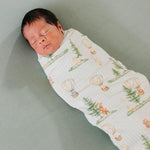 Copper Pearl, Forest Explorer Bamboo Swaddle