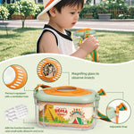 KOALA DIARY Bug Catcher for Kids Explorer Bug Catching Kit,Magnifying Glass, Tweezers, Whistle & Compass, Learning Guide, Insect Habitat, Outdoor Toys(3 Year +) (Kids Bug Catcher Set)