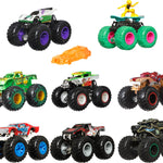 Hot Wheels Monster Trucks Set, 1 Toy Truck in 1:64 Scale & 1 Crushable Car, Vehicle Play for Kids & Collectors (Styles May Vary)