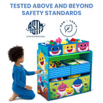 Baby Shark Design & Store 6 Bin Toy Storage Organizer by Delta Children