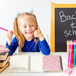 L1rabe 4 A5 Preppy Spiral Notebooks Back to School Y2K Notepads Travel Journal for Kids Teens Cute Pink Smile Hardbound College Ruled Exercise Book for Girl School Office Supplies Holiaday Gift