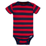 Gerber Baby Boys 5-Pack Short Sleeve Variety Onesies Bodysuits Sports Blue 6-9 Months