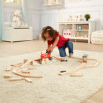 Melissa & Doug Swivel Bridge Train Set