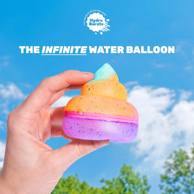 Hydroburst 6-pack Reusable Water Balloons by Relatable, For The Pool, Beach Toys And Outdoor Play Toys, Includes 6 Refillable Balloons
