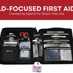 Portable First Aid Kit for Kids with CPR Shield - Ideal for Home, Car, School, Camping, and as a Travel First aid kit. Latex-Free Bandages – Children First Aid Guide by The Life Safety Pro