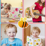 200Pcs Water Bottle Stickers for Kids, Cute Stickers for Water Bottles, Vinyl Waterproof Aesthetic Laptop Sticker Pack Classroom Prizes Skateboard for Kids Teens Girls Students (Cute-200pcs)