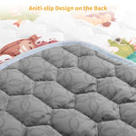 Baby Play Mat for Floor Playpen - 50" X 50" Playpen Mat,Thick One-Piece Crawling, Odorless Floor Mat, Non-Slip Cushioned Baby Playmat for Infants,Babies,Toddlers. Foldable and Machine Washable