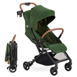 Dream On Me RioGlide Baby Stroller, Forest Green – Lightweight, Compact, Quick-Fold Travel Stroller with Adjustable Backrest & 5-Point Harness