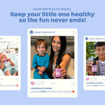 JoySpring Vitamin C and Zinc for Kids, Elderberry Liquid Supplement | Alcohol-Free Toddler Vitamin C | 2+ Years | (2 fl oz) 30 Servings