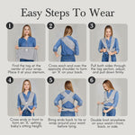 Solly Baby Wrap, Buttery-Soft Baby Carrier Newborn to Toddler 8-25 Lbs., Lightweight & Hands-Free Sling Wrap, Breathable Carrier, Baby Wearing & Postpartum Essential, Mother's Day Essential, Spelt