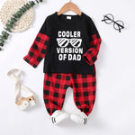 Kucnuzki 2T Boy Clothes Toddler Baby Boy Outfits Long Sleeve Shirts Sweatshirt with Pants 2Pcs Fall Winter Clothes Set 2-3T