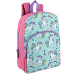 Trail maker 15 Inch Kids Backpacks for Boys & Girls | Preschool, Kindergarten, Elementary School Backpacks with Adjustable, Padded Straps (Upbeat Unicorns)