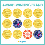 Regalo Safety 50" Extra Wide Retractable Baby Gate, Mesh Safety Gate for Doorways, Hallways & Bottom of Stairs, Hardware Mounted Gate for Babies, Toddlers & Pets, Lock Indicator Window, Gray