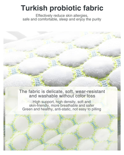 Busarilar Pregnancy Pillows for Sleeping, Maternity, Pregnancy Body Pillow Support for Back, Legs, Belly, HIPS of Pregnant Women, Detachable and Adjustable with Pillow Cover (Green, Small)