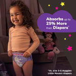 Pull-Ups Girls' Nighttime Potty Training Pants, Training Underwear, 2T-3T (16-34 lbs), 120 Ct, Packaging May Vary