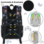CAMTOP Kids Backpack for Boys, Preschool Toddler Backpack Kindergarten School Bookbag for Age 3-8(Monster Truck)