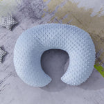 DONOMILO Nursing Pillow and Positioner Breastfeeding and Bottle Feeding, Propping Baby, Tummy Time, Sitting Support for Baby Boy Baby Girl, with Removable Dots Cover (Blue)