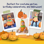 Dress Up America Baby Pumpkin Costume – Adorable Halloween Jack-O-Lantern Costume For Toddlers