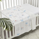 CREVENT Cozy Soft and Warm Mink Baby Blanket with Sherpa Backing, Gift Packing with Ribbon for Newborn Infant Toddler's Crib Cot Stroller (30"X40" Little Dream)