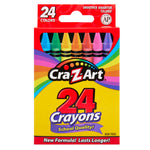 Cra-Z-Art 24ct Crayons Pack, Perfect Back to School Essential, Art Supplies for Coloring Fun, Ages 3 and Up