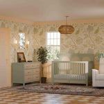 Namesake Eloise 7-Drawer Baby Dresser for Nursery - GREENGUARD Gold, Assembled Double Chest of Drawers for Kids, Boys & Girls - Multi-Purpose Storage Dresser for Bedroom & Living Room - French Sage