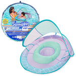 Swimways Baby Spring Float, Baby Pool Float with Canopy & UPF Protection, Swimming Pool Accessories for Kids 9-24 Months, Mermaid