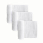 Little Unicorn Muslin Swaddle Blanket for Newborns & Infants | Soft & Breathable Fabric | Set of 3 Baby Blankets for Swaddling, Nursing, Shower Gifts (White)