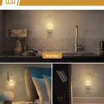 DORESshop LED Night Light, Baby Night Lights [2 Pack], Plug in Night Light with Auto Dusk to Dawn Sensor, Adjustable Brightness NightLight for Kids, Bathroom, Bedroom, Nursery Room, Soft White 3000k