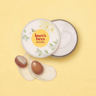 Burt's Bees Mama Belly Butter, Stretch Mark Cream for Pregnancy Massages Body & Reduces Scar Appearance, Prenatal & Postnatal Tummy Skin Care, Shea Butter & Vitamin E Rich Formula, 6.5 Oz Tub