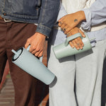 BrüMate Era 40 oz Tumbler with Handle & Straw | 100% Leakproof Insulated Water Bottle Tumbler with Lid & Flexible SoftSip Straw | Made of Stainless Steel | Cup Holder Friendly | 40oz (Onyx Leopard)