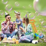 Lydaz Bubble Lawn Mower for Toddlers 1-3 Years - Kids Outdoor Bubble Machine Push Toy, Summer Yard Garden Toys, Easter Basket Stuffers & Birthday Gifts for Preschool Baby Boys Girls Age 1 2 3+Year Old